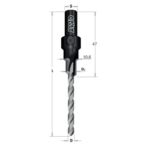 CMT Speciális kofirmátor fúró, D=4,2/5 mm
