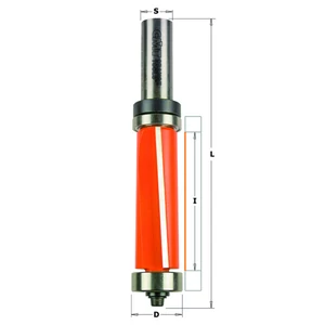 CMT Keményfém lapkás másoló marószerszám csapágyakkal, I=25-50,8; S=12-12,7