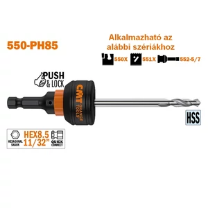 CMT Push&Lock központosító körkivágóhoz