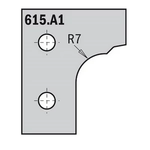 CMT bútorfront maró CNC lapka; 615.A1