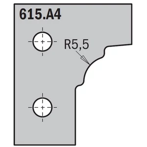 CMT bútorfront maró CNC lapka; 615.A4