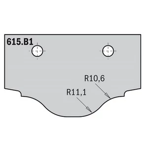CMT bútorfront maró CNC lapka; 615.B1