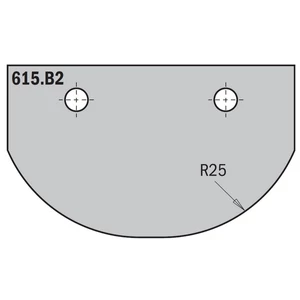 CMT bútorfront maró CNC lapka; 615.B2