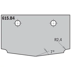 CMT bútorfront maró CNC lapka; 615.B4