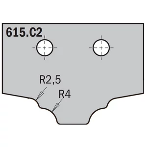 CMT bútorfront maró CNC lapka; 615.C2