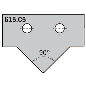 CMT bútorfront maró CNC lapka; 615.C5