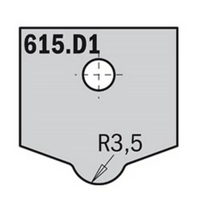 CMT bútorfront maró CNC lapka; 615.D1