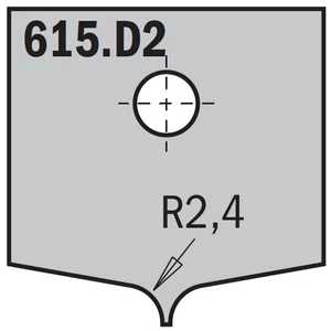 CMT bútorfront maró CNC lapka; 615.D2