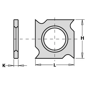 OMAS Keményfém cserelapka 18x18x1,95