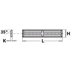 CMT Keményfém cserelapka 20x4,1x1,1