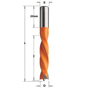 CMT Sorozatfúró zsákfuratokhoz, D=5-12; L=67; S=8