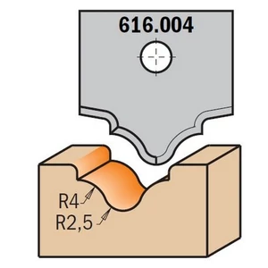 CMT profilos CNC marólapka; 616.004
