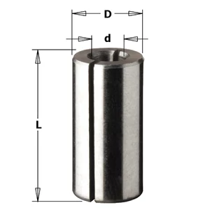 CMT felsőmaró szűkítő persely D=10/8x25 mm