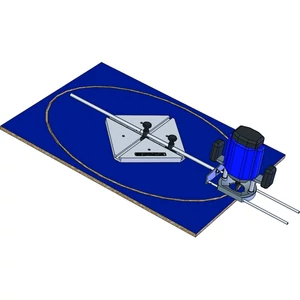 P+ Elipszismaró sablon