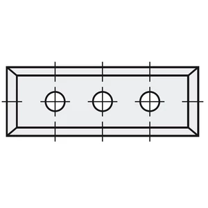 P+ Keményfém cserelapka 50x9x1,5