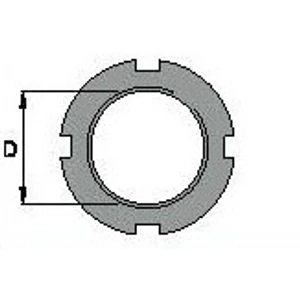 OMAS szerelőhüvely anya, 302 D1=50