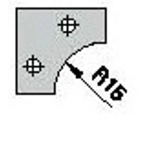 Omas CNC profillapka 481-26-R15