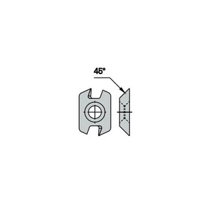 OMAS Keményfém cserelapka (balos) K480-12 45°