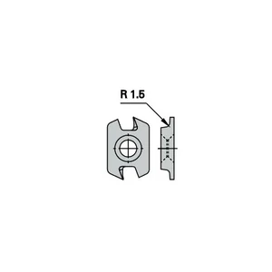 OMAS Keményfém cserelapka (jobbos) K480-13 R=1,5