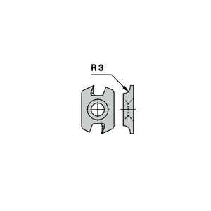 OMAS Keményfém cserelapka (balos) K480-16 R=3