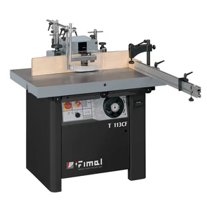 02. Fimal T/TX 113 CF típusú Paoloni marógép asztalba épített "front" csapozókocsival, fix vagy dönthető tengellyel