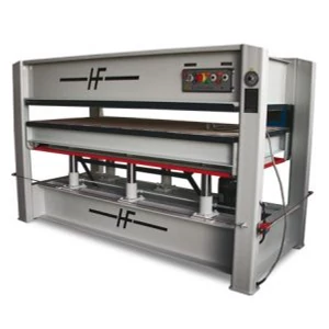 01. Wieder V120 elektrohidraulikus prés, 300x150 cm-es préslappal