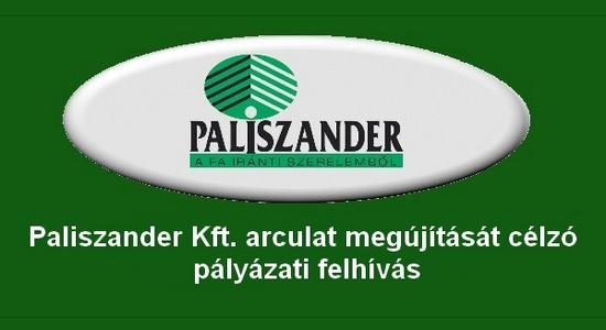 Paliszander Kft. arculat megújítását célzó pályázat