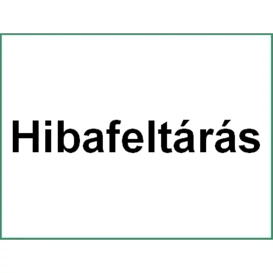 01. Hibafeltárás kézigépek javításához, garanciaidőn túli meghibásodás esetén