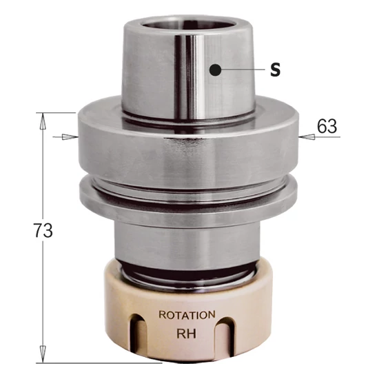 CMT HSK-63F tokmányok "ER32" precíziós befogópatronhoz