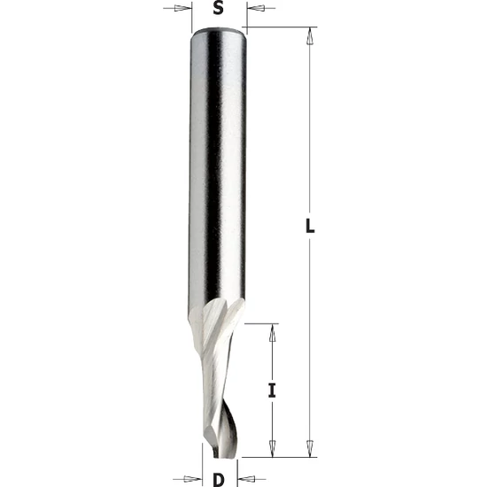 CMT Spirálmaró alumíniumhoz, D=3-12; S=8