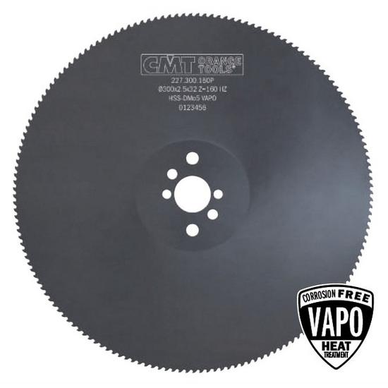 CMT HSS fűrészlap fémekhez és acélhoz VAPO bevonattal; D=250-350; Z=128-180