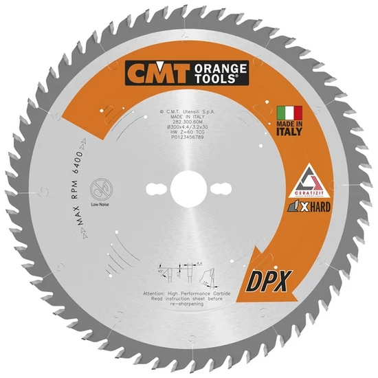 01.CMT XTREME körfűrésztárcsa táblafelosztó gépekhez; D=300-450;