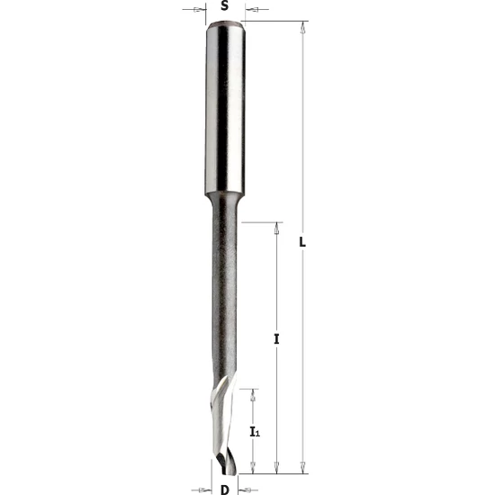 CMT Spirálmaró alumíniumhoz, nagy vágási mélységhez, D=4-10; S=8-10