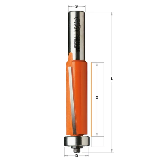 CMT Ferde vágóélű másoló maró szerszám csapággyal, D=19x25,4