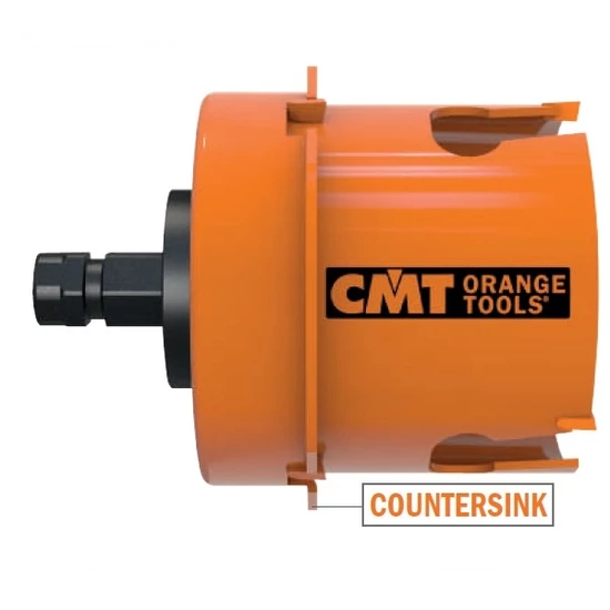 CMT 68 mm-es körkivágó elektromos kötődobozokhoz 3+3 keményfém vágóéllel