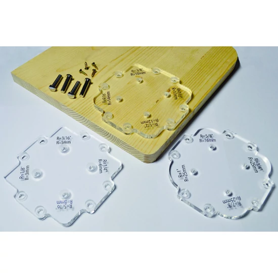 CMT sarokgömbölyítő készlet; R=3-25 mm