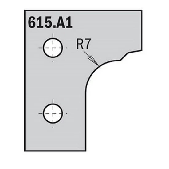 CMT bútorfront maró CNC lapka; 615.A1