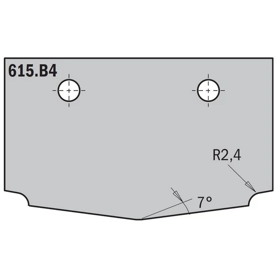 CMT bútorfront maró CNC lapka; 615.B4