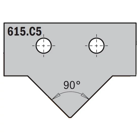 CMT bútorfront maró CNC lapka; 615.C5