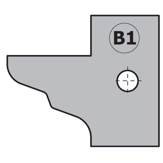 CMT Keményfém cserelapka pár, "B1" profil