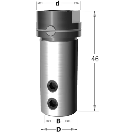 CMT Sorozatfúró gyorstokmány D=20 D2=10
