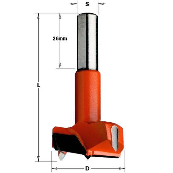 CMT Pánthelyfúró, D=14-60; L=70; S=10