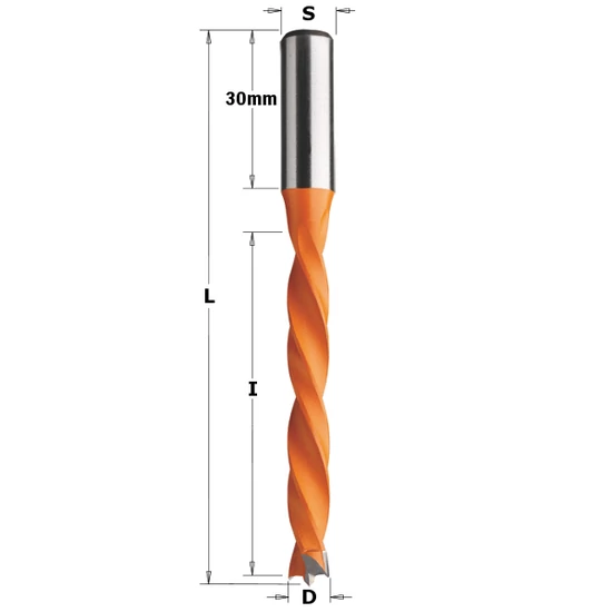 CMT Sorozatfúró zsákfuratokhoz, D=5-12; L=105; S=10