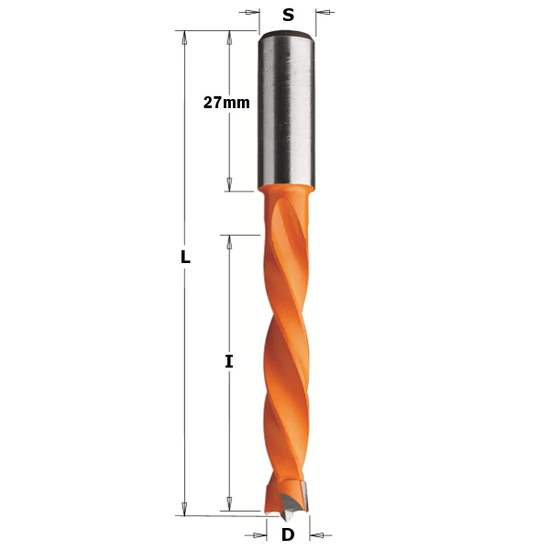 CMT Sorozatfúró zsákfuratokhoz, D=5-12; L=85; S=10