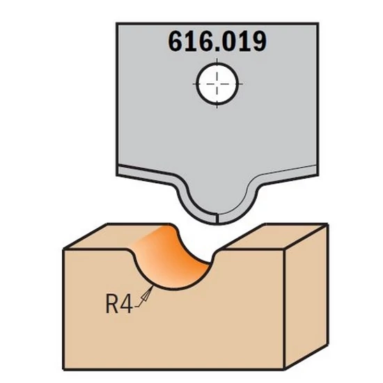 CMT profilos CNC marólapka; 616.019