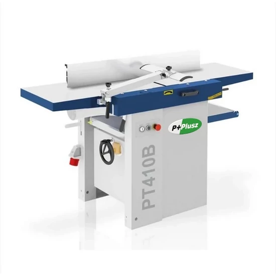 07. P+ PT410B, 4 kW kombinált gyalugép, spirál gyalutengellyel