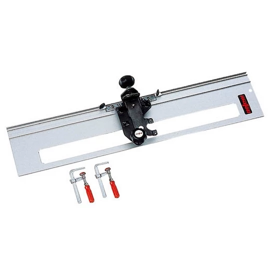 Mafell 1 m-es vezetővonalzó és 2 db csavaros leszorító