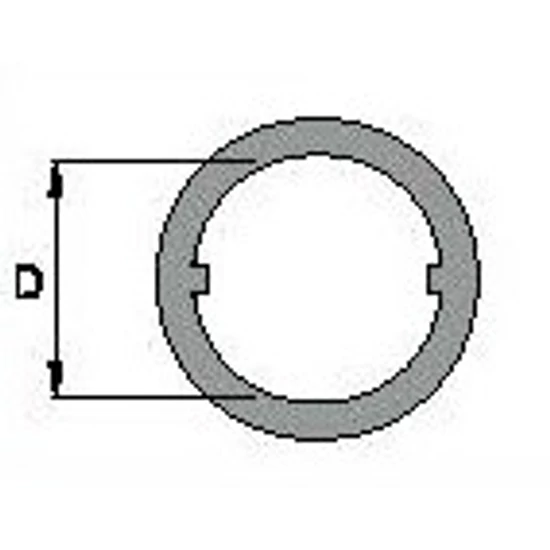 OMAS szerelőhüvely alátét 302 D1=50