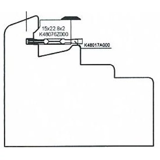 05... OMAS 3.gumihely marófej 287X15X60 opc Nr.95651 pos.06