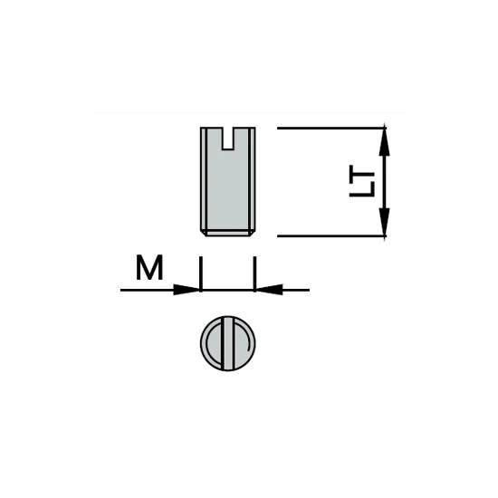 OMAS hernyócsavar M5x10